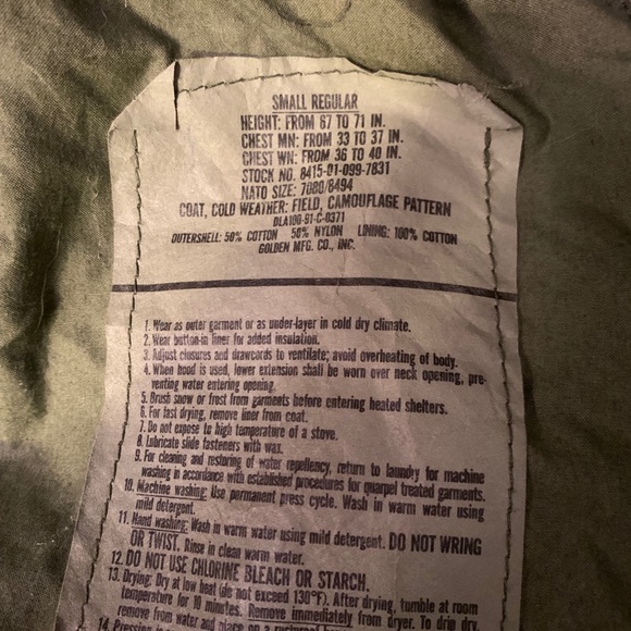 Winter army jacket - Picture 6 of 7